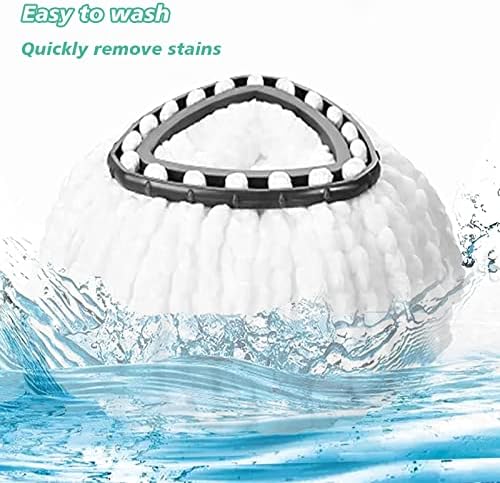 12 PCS Spin Mop Replacement Heads Microfiber Compatible with Cedar Mop