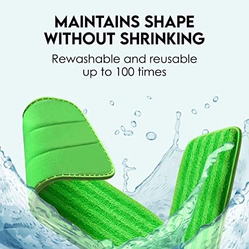 Turbo Microfiber Reusable Mop Pads 8 Pack