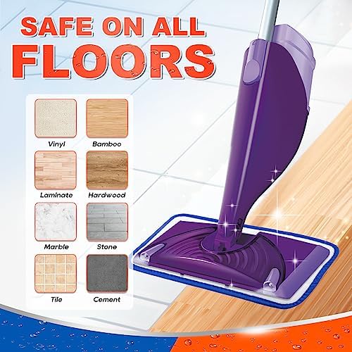 DR DAPPER Reusable Wet Jet Pads 4 Pack for Swiffer WetJet Mop