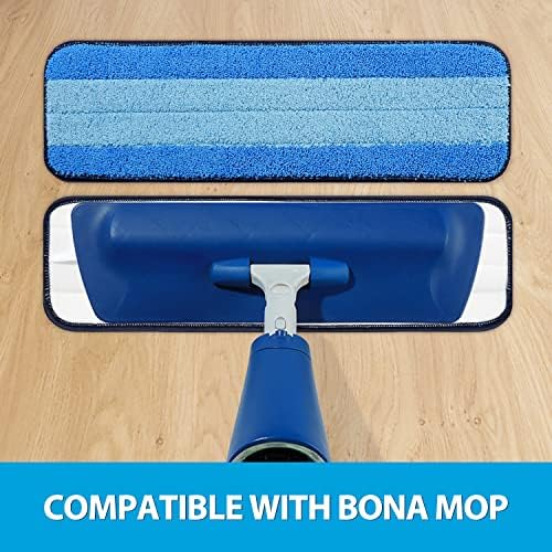MR SCRUB 6 Pack Microfiber Mop Pads for Bona Mop