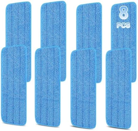 8 Pack 165 Inch Reusables Mop Pads for Bona System