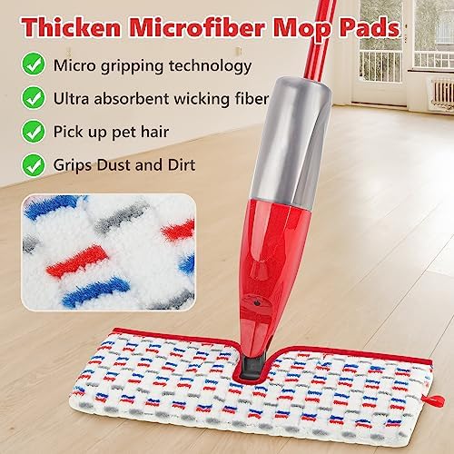 ILAVCOOL Microfiber Mop Pads 6 Pack Reusable Replacement for Promist MAX