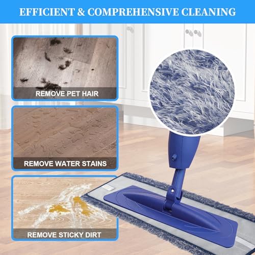 6 Pack Microfiber Mop Pads for Bona - Washable Reusable