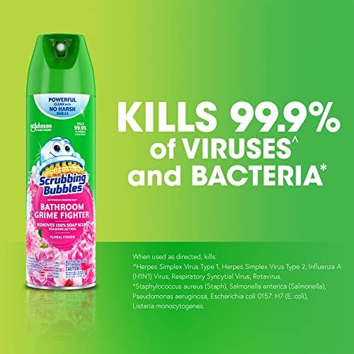 Scrubbing Bubbles 20oz Bathroom Cleaner with Floral Scent