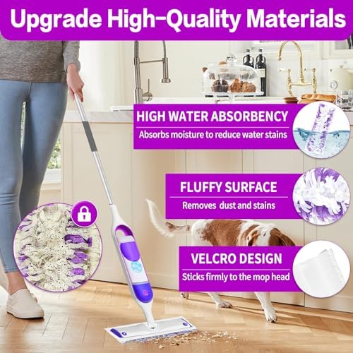 Dicorita Disposable Power Mop Pads Refills 25 Pack