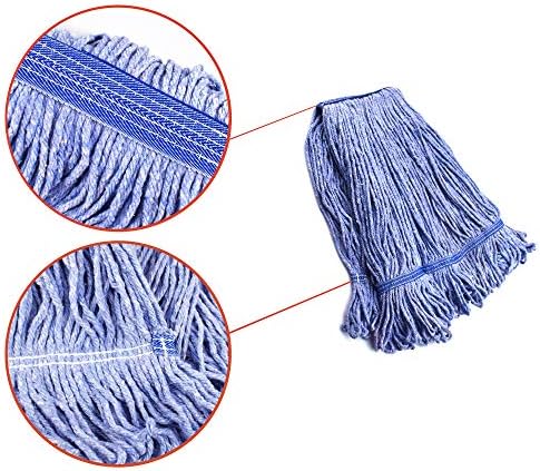 NIUBEE Heavy Duty Commercial Mop Head Refills 4 Medium