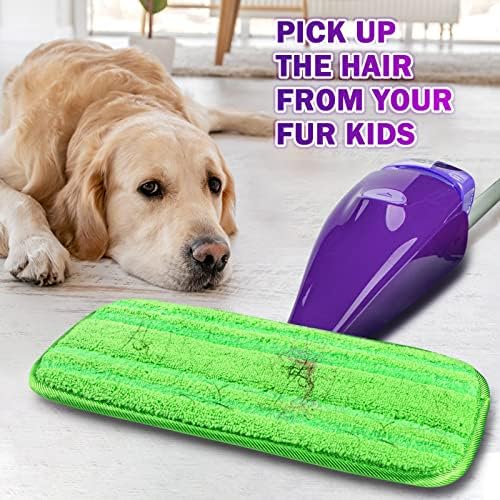 Orighty Reusable Mop Pads - 116x55 Inch Machine Washable Compatible with Swiffer WetJet