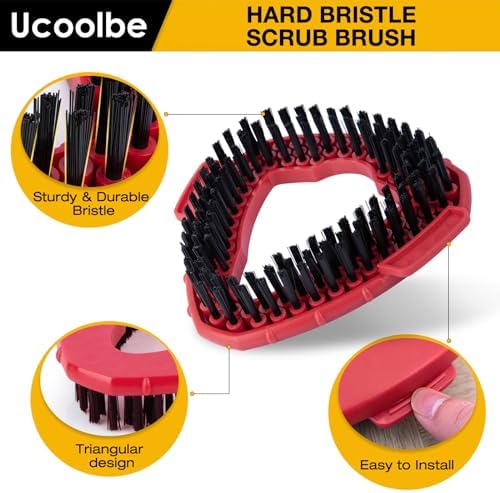 Ucoolbe Mop Brush for O-Cedar EasyWring 1 Tank System 2 Pack