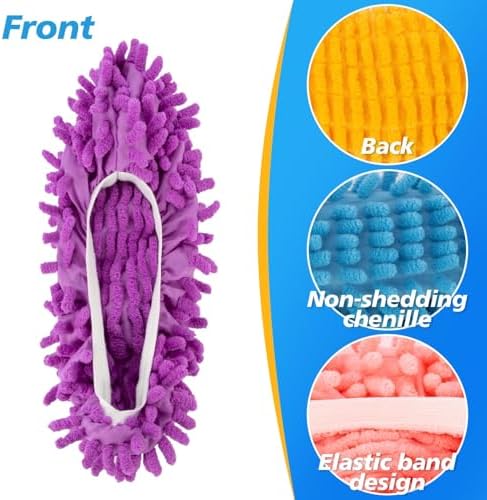 10 Mop Slippers for Floor Cleaning - Women Friendly