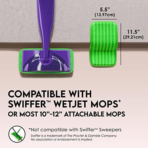 Turbo Microfiber Reusable Mop Pads 8 Pack