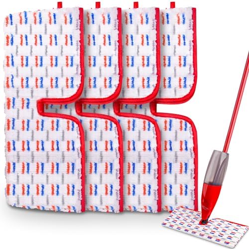 UMAYCOOL 4 Pack Mop Refill Pads for O-Cedar ProMist MAX