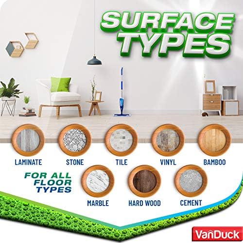 VanDuck Microfiber Mop Pads 3 Pack for Bona 18 Inch