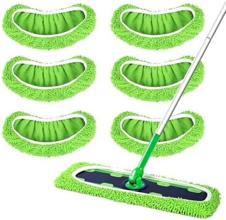 Yicotira Reusable Swiffer XL Mop Pads 6 Pack