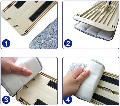 BeiLan Microfiber Mop Pads 10 Pack 13 x 49