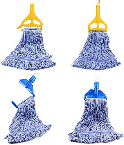 NIUBEE Heavy Duty Commercial Mop Head Refills 4 Medium