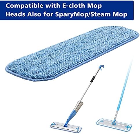 Pokin Washable Microfiber Mop Head Replacement 6Pack - Blue