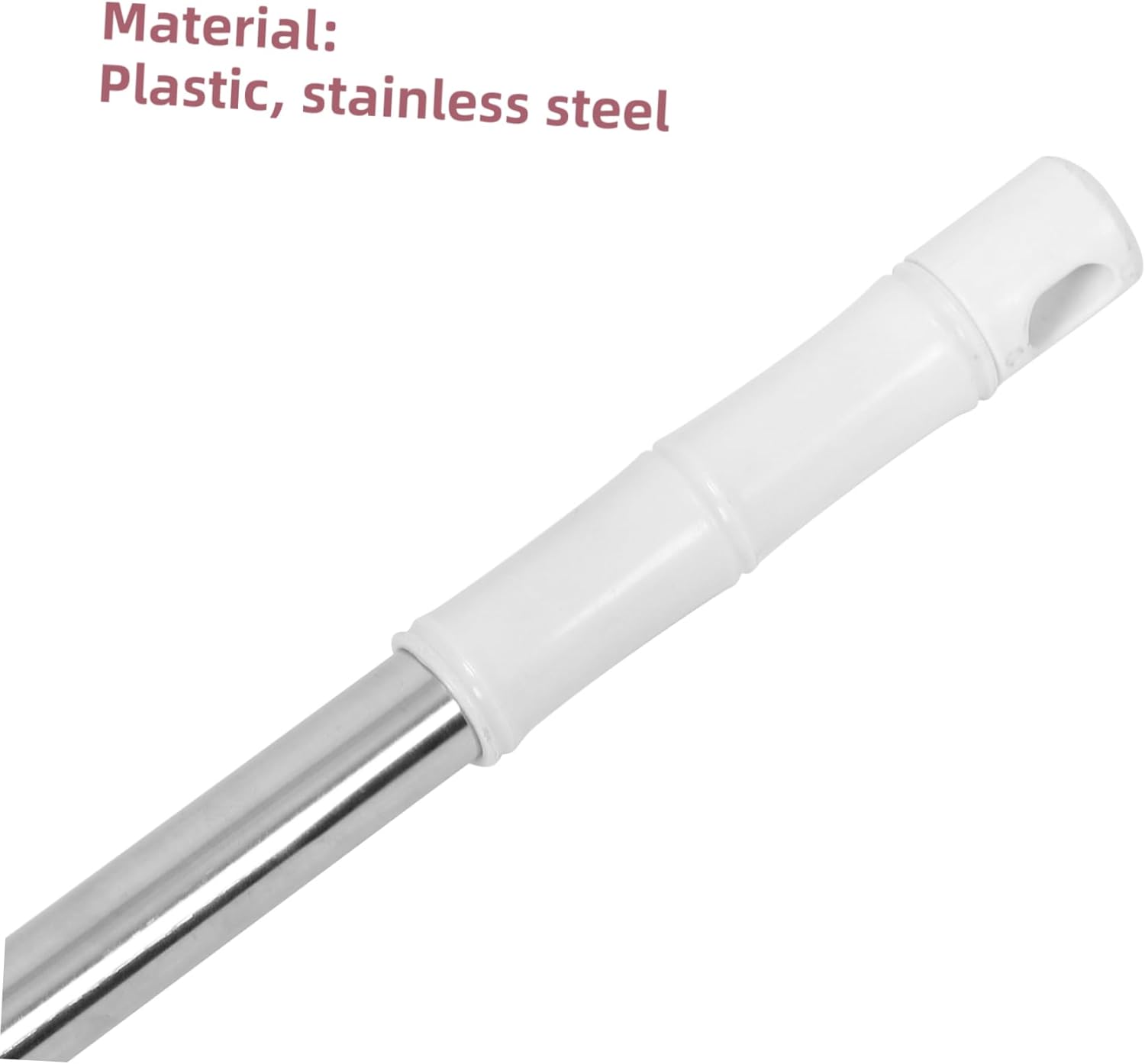 Minkissy Broom Rod Handle Grip with Two Handles