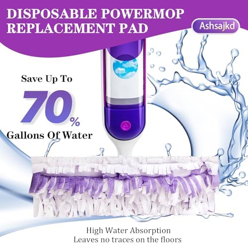 30 Pack Swiffer Power Mop Refills - Purple Multi-Surface Cleaning Pads