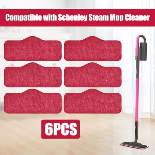 Yuunaie Steam Mop Pads 6-Pack for Schenley