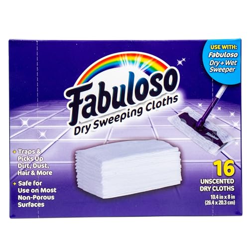 Fabuloso Dry Cloths 16 Count - For Bold Cleaning Experience
