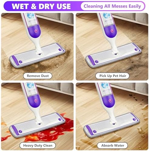 6 Pack Reusable Mop Pads for Swiffer PowerMop and All Floors