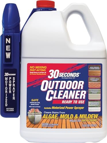 30 SECONDS Mold Mildew Remover 13 Gallon Ready to Use