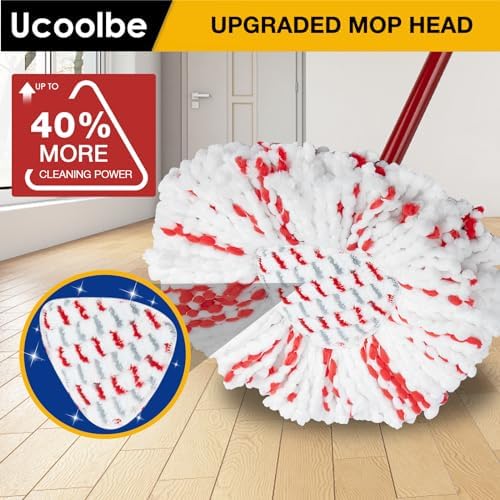 Ucoolbe Upgraded Mop Refill 3 Pack for O Cedar