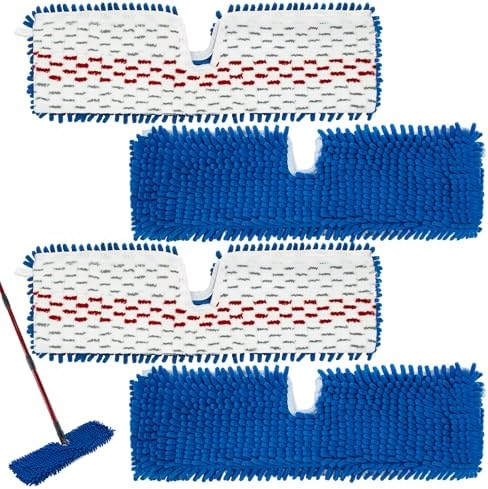 4 Pack Mop Refills for O-Cedar 3-Action Flip Mop