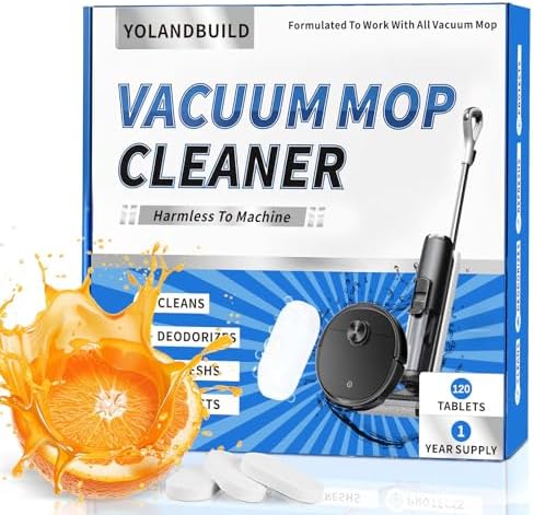 YoLandBuild Vacuum Mop Tablets - 120 Count Universal Fit
