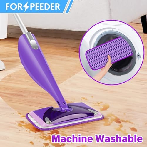 FORSPEEDER 6 Pack Reusable Mop Pads for Swiffer WetJet