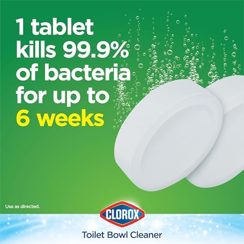 Clorox Ultra Clean Toilet Tablets with Bleach 2 Count 35 Ounces Each