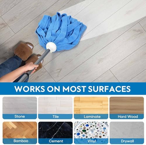 Matthew Microfiber Cloth Mop Refill with 54 Stainless Steel Handle