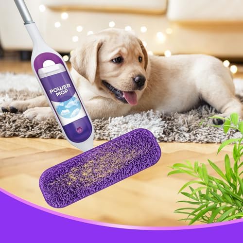 Yicotira Reusable Power Mop Refill Pads 3 Pack
