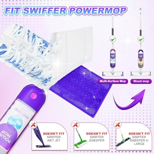 12 Pack Power Mop Refills for Swiffer Power Mop