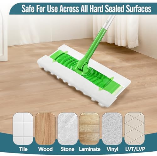 FURCIELOS 60 Count Swiffer Dry Pads Refills