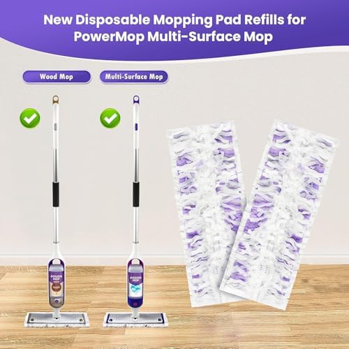 Ndoge Power Mop Refills 50 Count Multi-Surface Disposable Pads