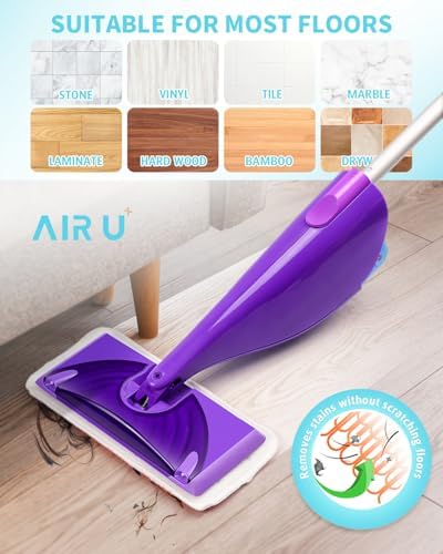 Power Scrubbing Reusable Mop Pads for Swiffer Wet Jet 12 Pack