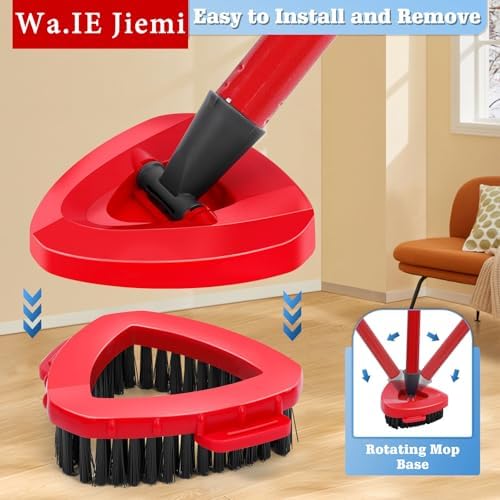 4-Pack Spin Mop Heads for Oceda RinseClean 2-Tank System