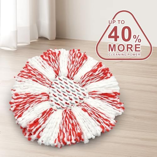 DLAIMI Spin Mop Replacement Set for O-Ceda EasyWring 1-Tank System