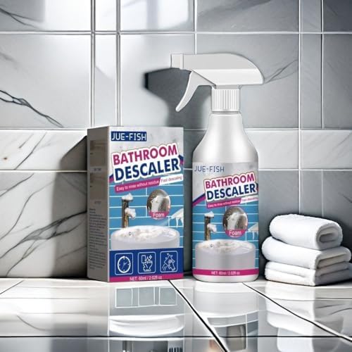Bathroom Cleaner - Foam Descaler for Glass Tiles and Faucets
