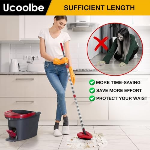 Ucoolbe Mop Brush for O-Cedar EasyWring 1 Tank System 2 Pack