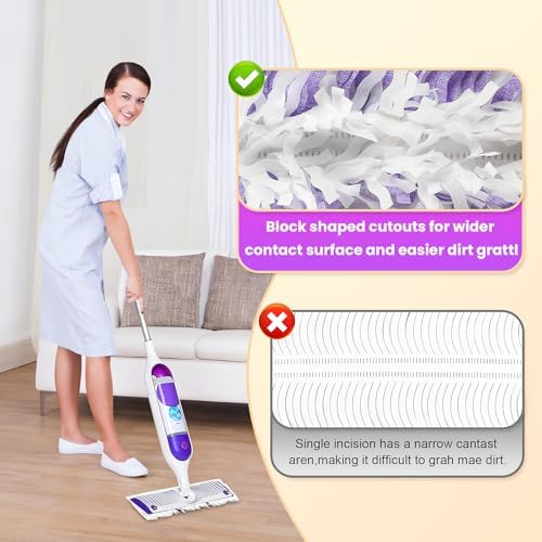 40 Count Swiffer Power Mop Refills - Multi-Surface Wood Mop Compatible