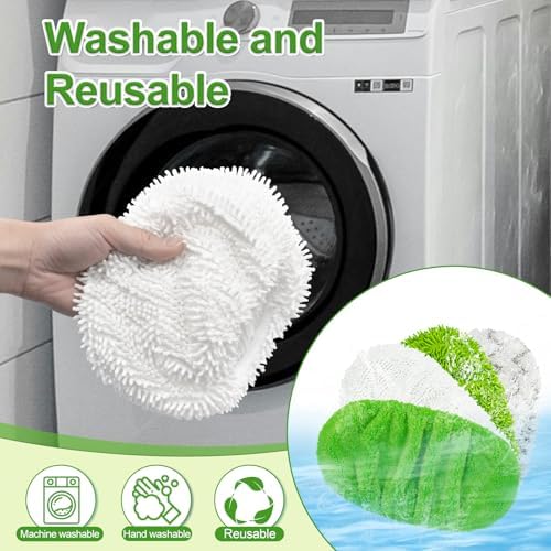 8 Pack Reusable Swiffer XL Mop Pads - Wet Dry Compatible