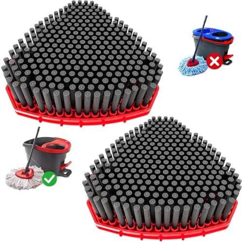 Dockvolt 2 Pack Scrub Brush Replacement for O-Cedar EasyWring 1 Tank