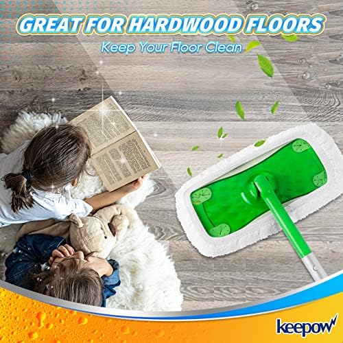 KEEPOW Reusable Mop Pads for Swiffer 6-Pack 1