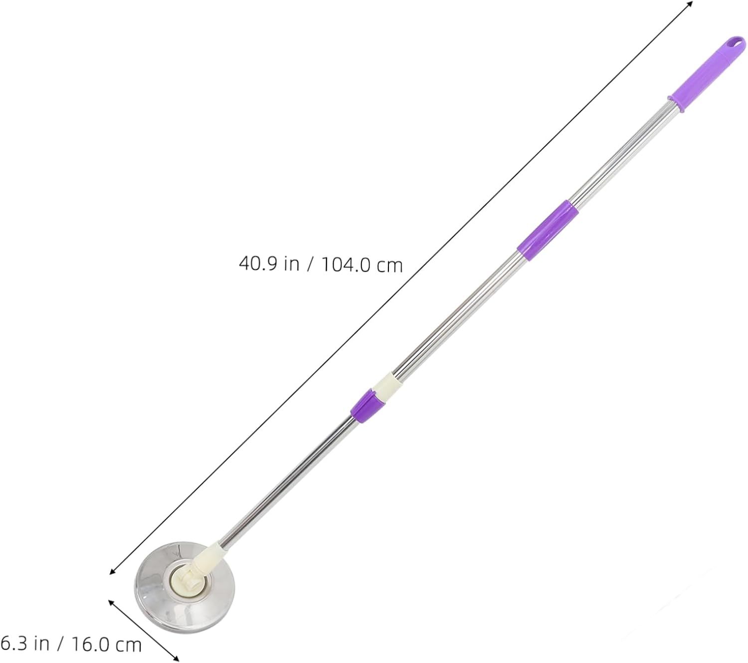 Rotating Mop Handle with Pole for Easy Floor Cleaning