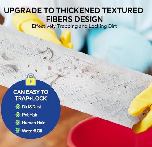 DOCXCDO 60-Pack Ultrathick Microfiber Mop Pads Refills