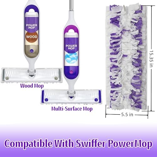 Disposable Mop Pads for S-wiff-er PowerMop 25 Count Refills