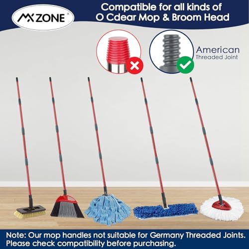 MXZONE Spin Mop Handle Replacement 4-Section Adjustable