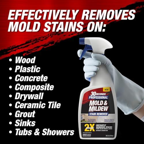 30 SECONDS Pro Mold Mildew Remover 1 Gallon 4 Pack
